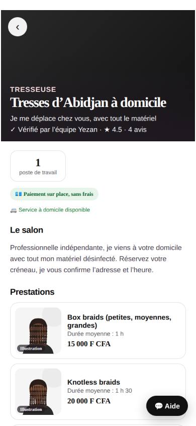 Les pros à domicile